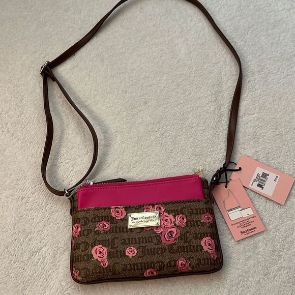 Juicy Couture Pink Bloom Crossbody Bag - Picture 2 of 5